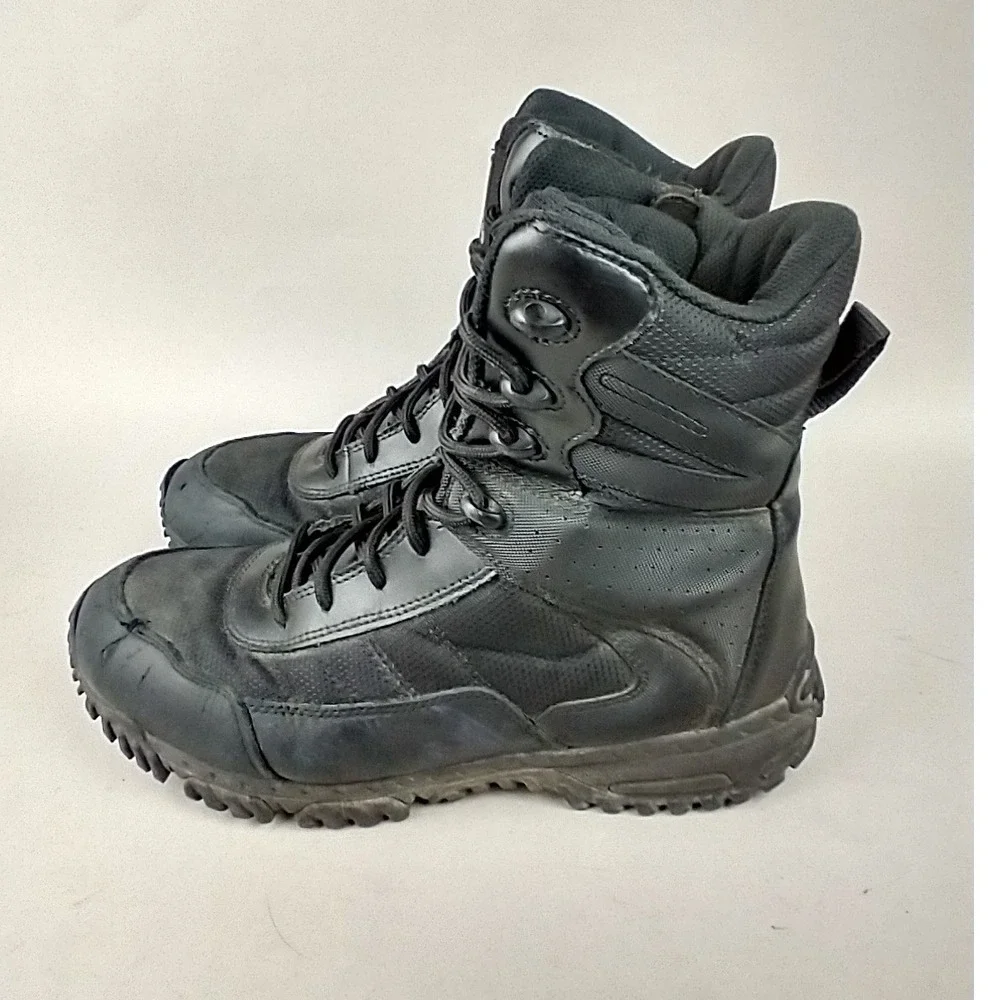 Altama Vengeance SR 8 Side Zip Tactical Boots Black Mens 9.5 305301 Duty Shoes